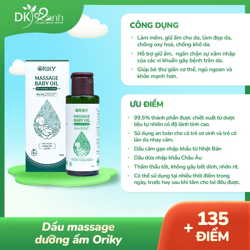 Dầu massage Oriky